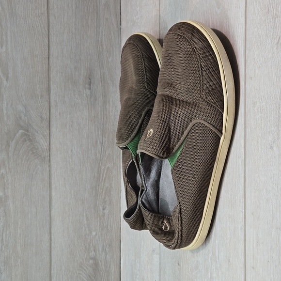 Olukai Nohea mesh slip on Loafer moccasin shoes mens sz 9 - Picture 2 of 15